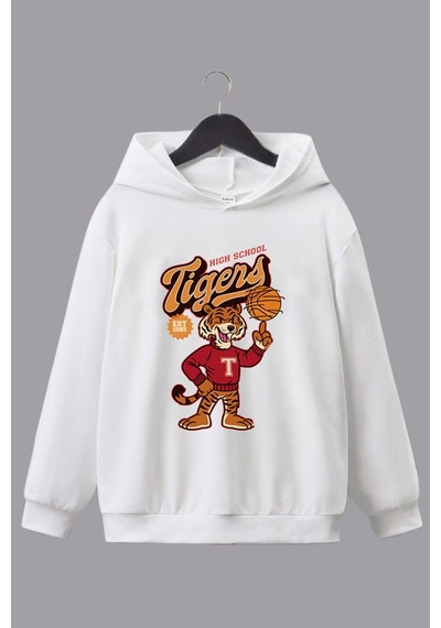 Panios Kids 2'li Brooklyn-tigers Baskılı Erkek Çocuk Kanguru Cepli Kapüşonlu Beyaz-siyah Sweatshirt Beyaz - Siyah Panios Kids 2'li Brooklyn-tigers Baskılı Erkek Çocuk Kanguru Cepli Kapüşonlu Beyaz-siyah Sweatshirt Beyaz - Siyah