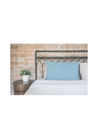 2'li Pamuklu Kumaş Yastık Kılıfı Seti Mavi - 723543510 Mavi