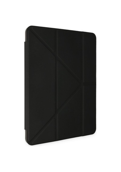 Samsung Galaxy Uyumlu Tab A8 10.5 Sm-x200 Kılıf Kalem Bölmeli Trifolding Silikon Case Kılıf