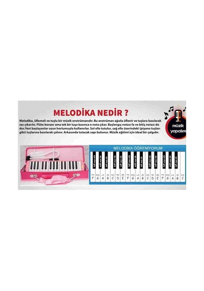 32k Melodika Sert Çanta - 4 Renk Seçeneği Çok Renkli