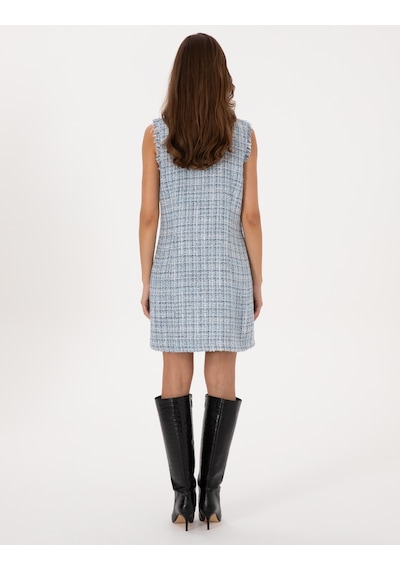 Pierre Cardin Kadın Mavi Elbise Dokuma 50313249-vr036 Mavi