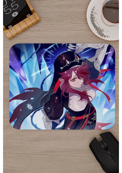 Rosaria Genshin Impact Anime Oyuncu V1 - 22x18 Gaming Mouse Pad Fare Altlığı