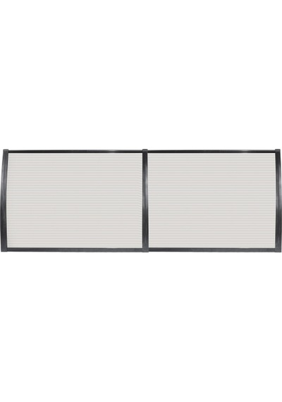 Crocus Kapı Pencere Üstü Pratik Sundurma 80x240 Şeffaf Şeffaf