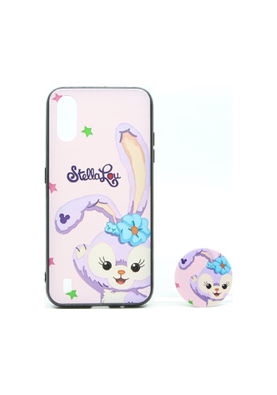 Nettech Samsung Galaxy A01 Uyumlu Desenli Popsocket Seri Arka