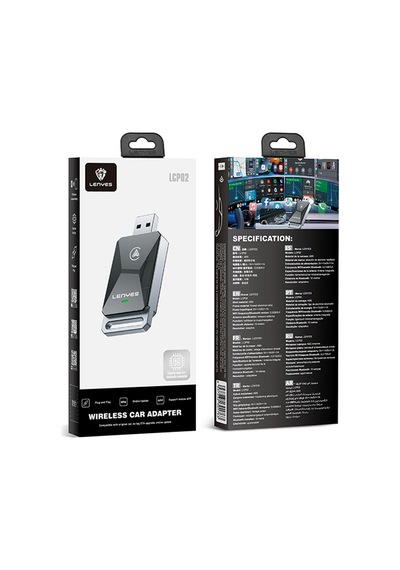 Lenyes Lcp02 Usb Bluetooth 5.0 Wireless Transmitter Adaptör Siyah