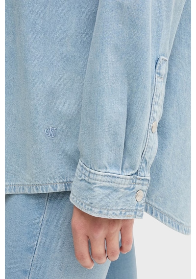 Calvin Klein Bayan Gömlek Lv047c709g X1o İndigo Indigo