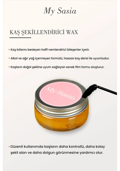 My Sasia Kaş Waxı Şeffaf