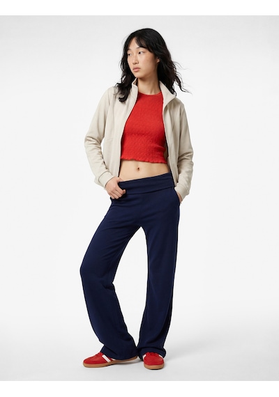Koton Slim Fit Modal Karışımlı İspanyol Paça Pantolon Lacivert 6sal40098ık