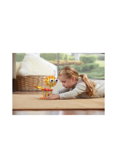 Kid K'nex 85613 Bina Seti-21 Parça Yaş 3+ Okul Öncesi Eğitici Oyuncak K'nex Safari Mates İnşaat Seti 21 Parça Yaş 3+ Eğitici Oyuncaklar Okul Öncesi, Çok Renkli