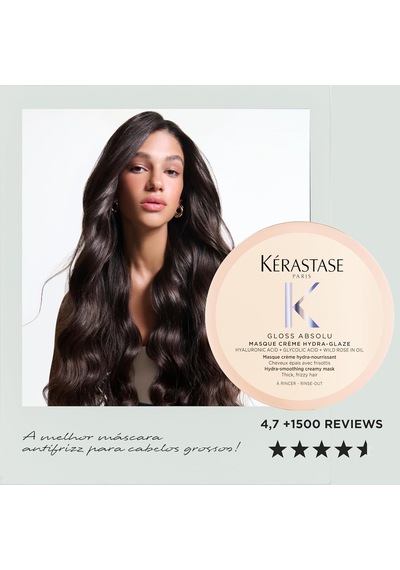 Kerastase Gloss Absolu Kalın Telli Ve Elektriklenmeye Eğilimli Saçlar İçin Nemlendiren Parlaklık Artıran Kremsi Maske 75 Ml