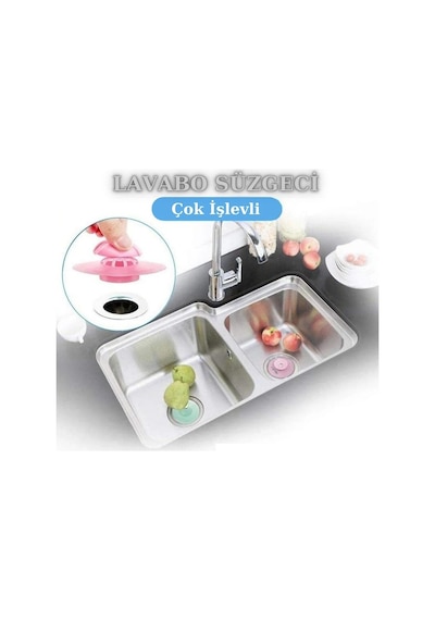 Silikon Malzeme Banyo Mutfak Gider Evye Lavabo İçine Çöp Tıpası Kaydırmaz Süzgeç Çeşitleri M Standart