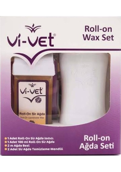 Vi-Vet Roll-On Isıtıcılı Ağda Seti