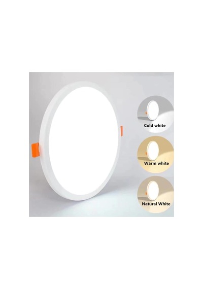 Ct-5648b 20w Plus Led Panel Yuvarlak Aydınlatma Armatür Soğuk Beyaz 6400k Çok Renkli