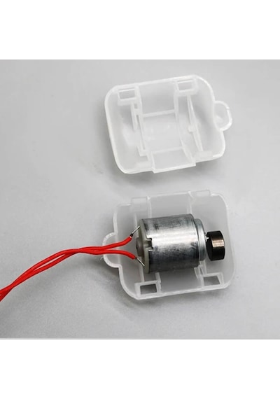 Titreşim Motoru 3v Plastik Kutulu R260 Plastik Kutu Elektrikli Masaj Makinesi Hayvan Yem 4000 Rpm