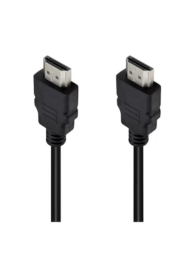 Sh Powermaster Pm-31396 Plastik Düz Siyah 50 Cm Poşetli Hdmı Kablo Najmaddin