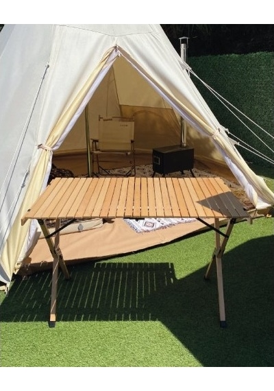 Campout Katlanır Ahşap Masa Ahşap