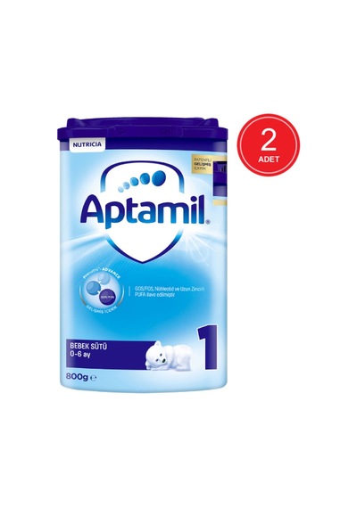 Aptamil 1 Bebek Devam Sütü 800 G 2 Adet