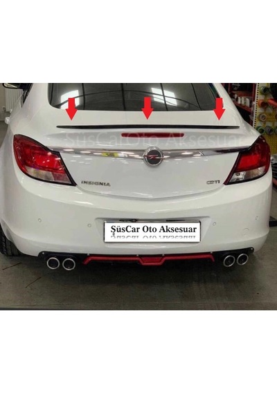 OtoÇizgi Opel Insignia Bagaj Üstü Spoiler Bagaj Çıtası Piano Black OtoÇizgi