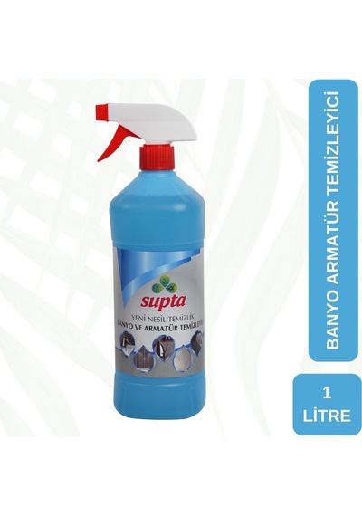 Supta Mavi Su Banyo Armatür Kireç Çözücü 1 L