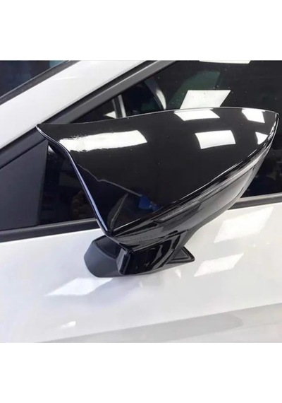Seat Ibiza Mk5 2017 Sonrası Batman Yarasa Ayna Kapağı Piano Black Abs Plastik