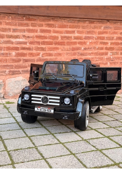 Mercedes Brabus Özel Plaka Hediyeli Akülü Araba 0-6 Yaş Siyah