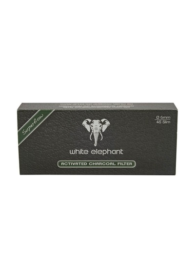White Elephant 40 lı 6 mm. Karbon Pipo Filtre Filitresi pz71