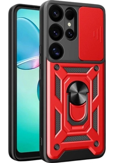 Microsonic Samsung Galaxy Uyumlu S26 Ultra Kılıf Impact Resistant Kırmızı -