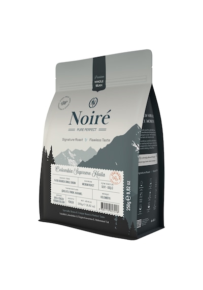 Noire Colombia Supremo Huila 250g %100 Arabica Single Origin Çekirdek