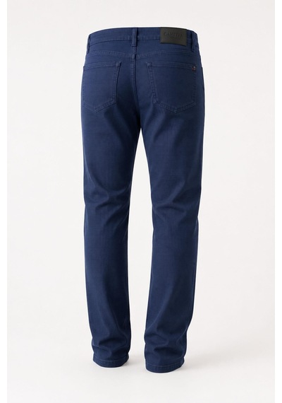 Classics Men Captiva Regular Fit Likralı Erkek Desen Jean Pantolon 7733 Mavi