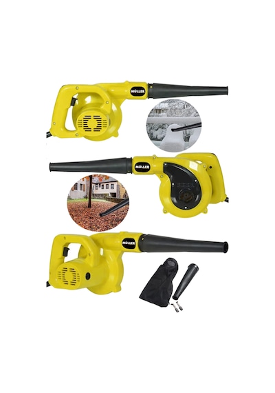 Pro Müller 5200 Wat Çift Kartlı Motor Korumalı Metal Şanzıman Hava Üfleme Ve Emme Temizleme Körüğü