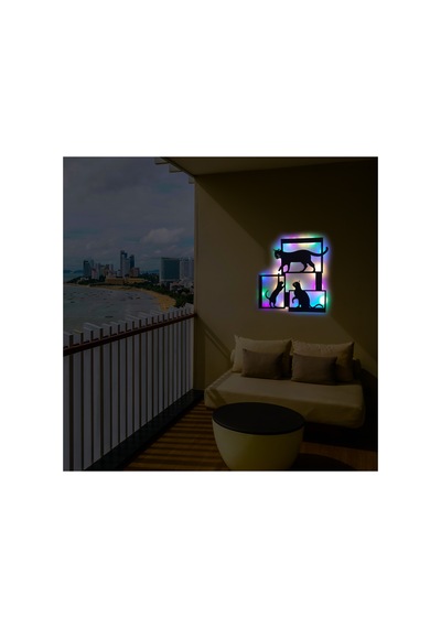 Led Işıklı Çerçeveli Kediler Dekoratif Tablo Balkon Duvar Dekorlu Gece Lambası Çok Renkli - 737217534 Çok Renkli Led Işıklı Çerçeveli Kediler Dekoratif Tablo Balkon Duvar Dekorlu Gece Lambası Çok Renkli - 737217534 Çok Renkli