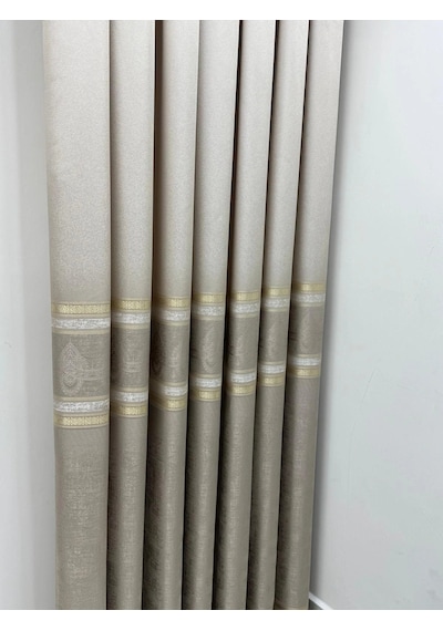 Nivemeshome Ürgüp V-5228 1/3 Sık Pile Fon Perde Apm Vizon