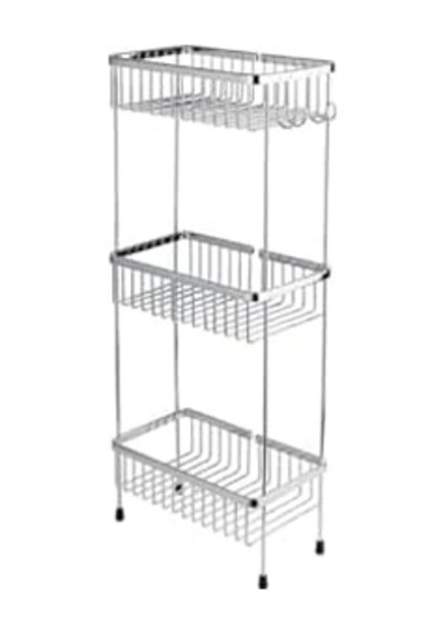 Duş Raf Sistemi Krom Renk 647x150x273 Mm