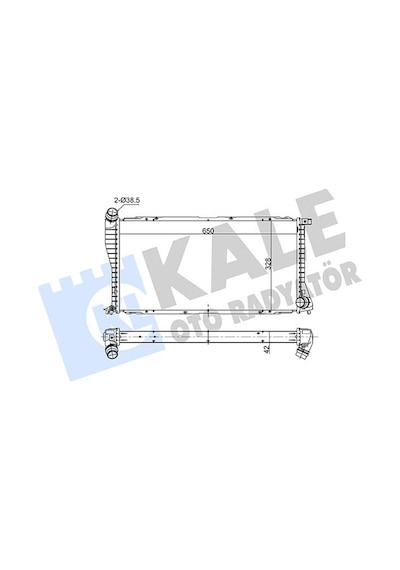 Kale 363295 Motor Su Radyatörü Bmw M47 M57 M67 E39 E38 17112247345 -