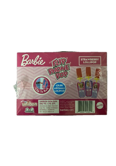 Barbie Flip Phone Pop Strawberry Lollipop 30 G 1 Adet