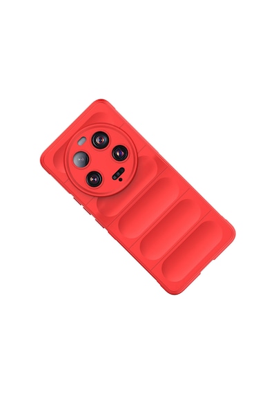 Xiaomi Mi 13 Ultra Kılıf Kamera Korumalı Esnek Silikon Parmak Şeritli Pazarplus Lacivert