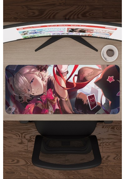 Lyney Genshin Impact Anime Gacha V4 - 70x30 Xl Gaming Mouse Pad Fare Altlığı