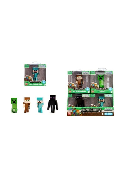9385138300w03 Minecraft Figures 2 5 Wave 3die-castpop-culture Collectible Belirtilen Fiyat, Tekli Satış İçin Adet Fiyatıdır. Diğer