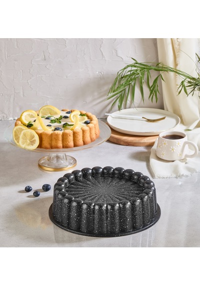 Haschef Safir Tart Kalıbı 26 Cm Siyah