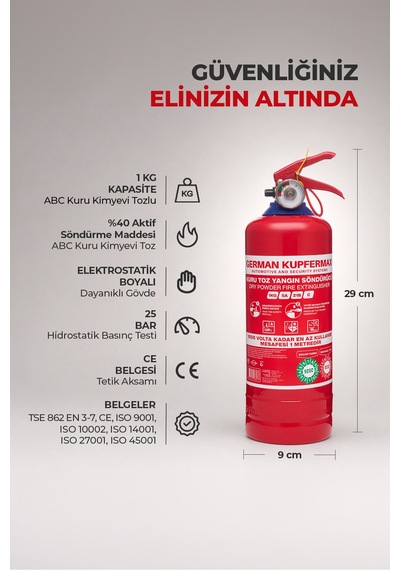 Su Geçirmez Çantalı Tüvtürk Muayene Uyumlu Trafik Seti