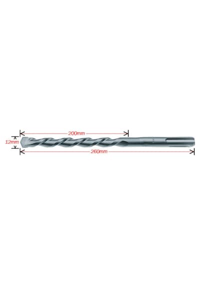 Makita D-00240 Ø 12x260mm Sds Plus Matkap Ucu (beton İçin)