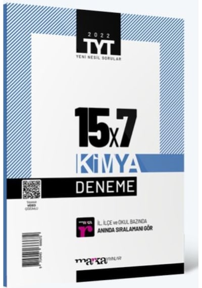 TYT Kimya 15x7 Deneme -  Marka Yayınları