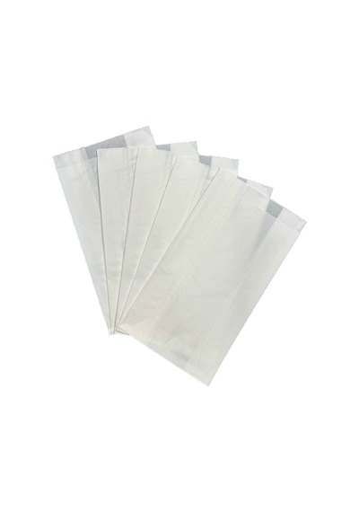 500 Gr Büyük Boy Yağlı Kese Kağıdı, Hediye Paketi 15x28,5cm Beyaz Renk