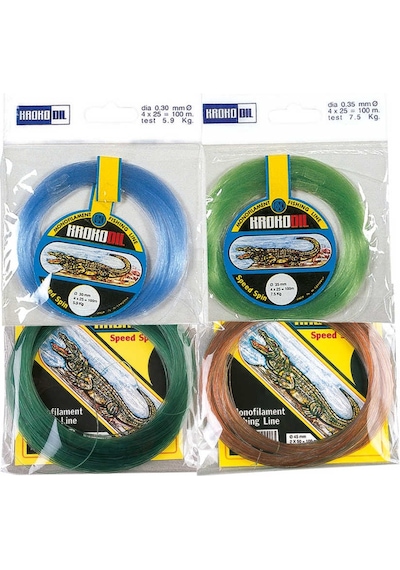 Krokodil Paket Misina Renklı 0.15mm - 100mt - 1.7kg
