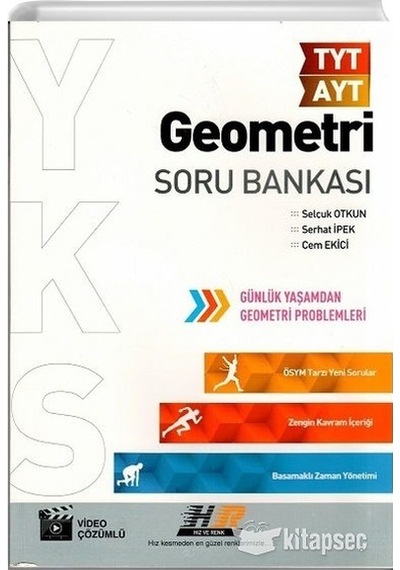 Hız ve Renk Yayınları Tyt Ayt Geometri Soru   Bankası