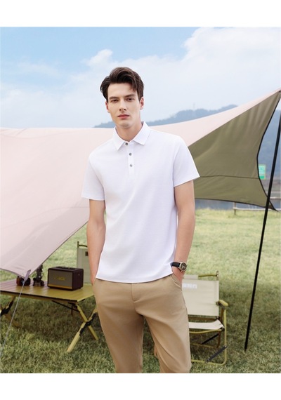 New Performance Premium Polo T-shirt %72,8 Pamuk %27,2 Polyester Beyaz