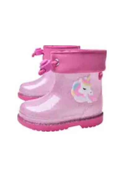 İgor Bimbi Unicornio Glıtter Fuchsıa Kız Çocuk Yağmur Çizmesi Çok Renkli