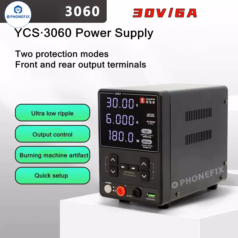 Ycs 3060 3061 30v 6a Dc Güç Kaynağı Telefon Pcb Onarımı Ampermetre