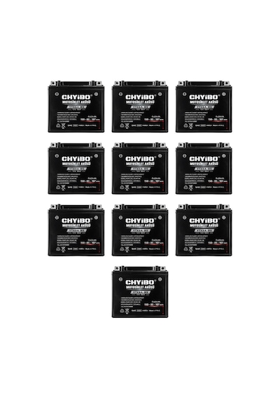 Chyibo Ytx9a-bs 12v 9ah Motosiklet Aküsü 1 Koli 10 Adet 150 85 107