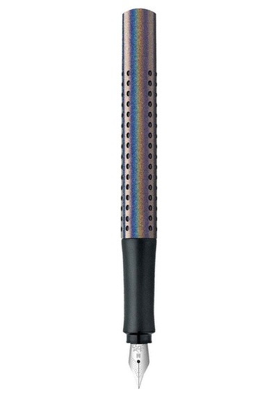 Faber Castell Grip Dolmakalem M Uç Gri Işıltılı Çok Renkli